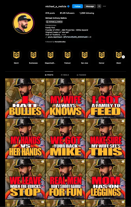 Militia Media Social Media